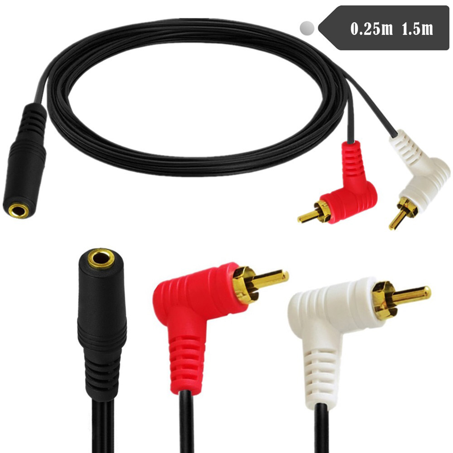 Audio Splitter Y - 3.5mm 1/8