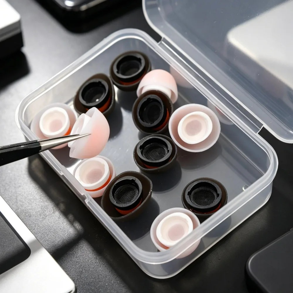 1Box 3Pairs Silicone Ear Plugs - Silicone Ear Tip Replacement บทวิจารณ์และราคา