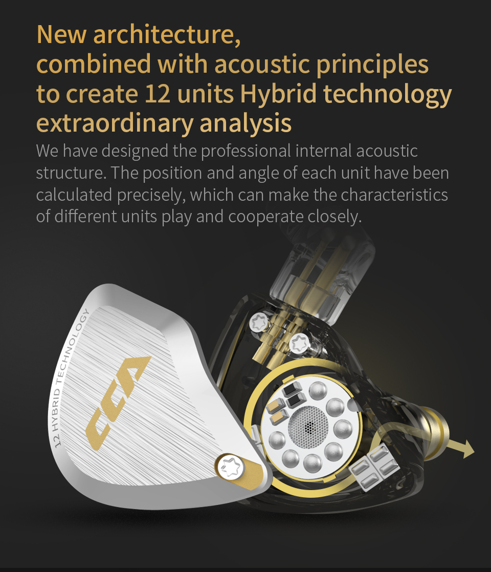 CCA C12 in Ear Metal Headphone - Audiophile Headphone Wired บทวิจารณ์และราคา