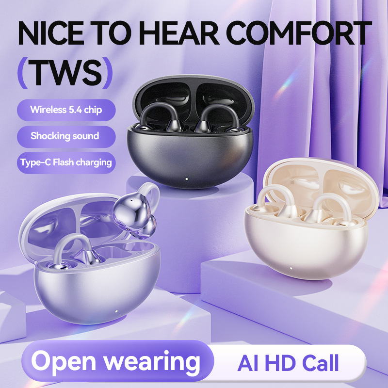 New Hot-Selling Ear-Clip Bluet - Wireless Earbuds Tws บทวิจารณ์และราคา