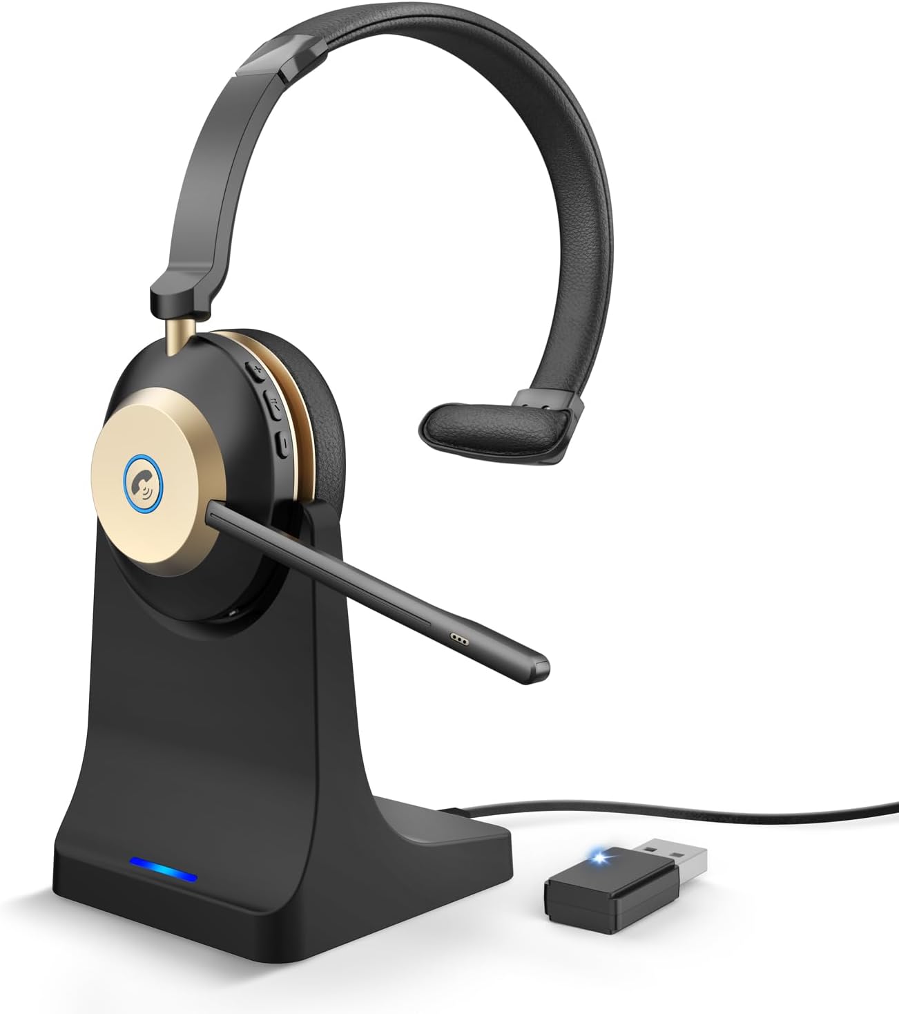 Wireless Headset with Mic, Noi - Noise Cancelling Headphone บทวิจารณ์และราคา