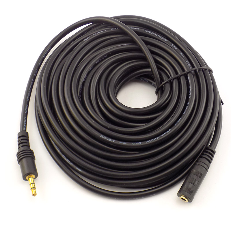 1.5/3/5/10M 3.5mm Stereo Male  - Cable Extension 3.5 บทวิจารณ์และราคา