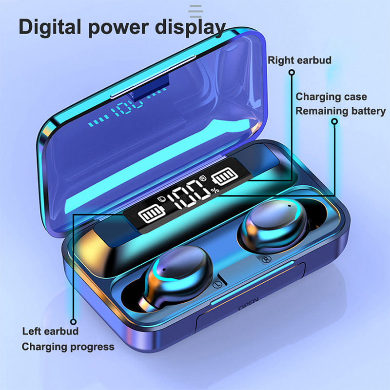 2026 F9 Wireless Earphones LED - Bluetooth Headset On Ear บทวิจารณ์และราคา