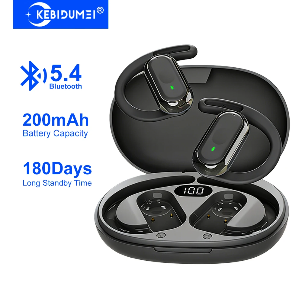 KEBIDUMEI Open-Ear Bluetooth 5 - Sports Earphone Hook บทวิจารณ์และราคา