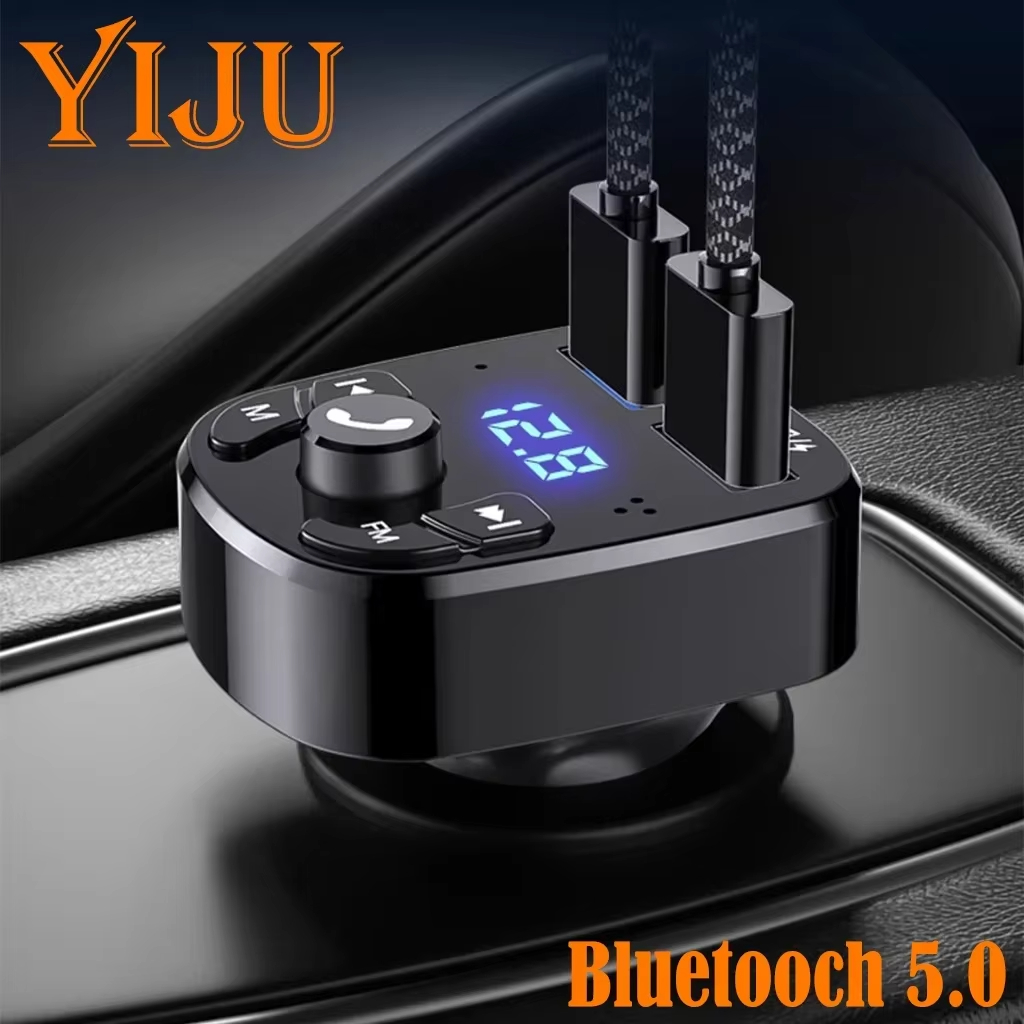 Car Bluetooth 5.0 Fm Transmitt - Bluetooth Adapter Receiver บทวิจารณ์และราคา
