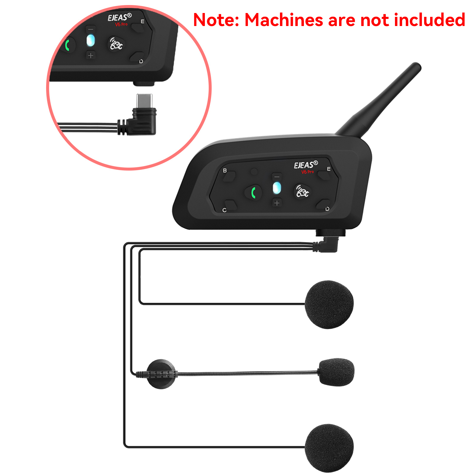 EJEAS V6 PRO+ TYPE-C Jack Micr - Usb C Earphone บทวิจารณ์และราคา