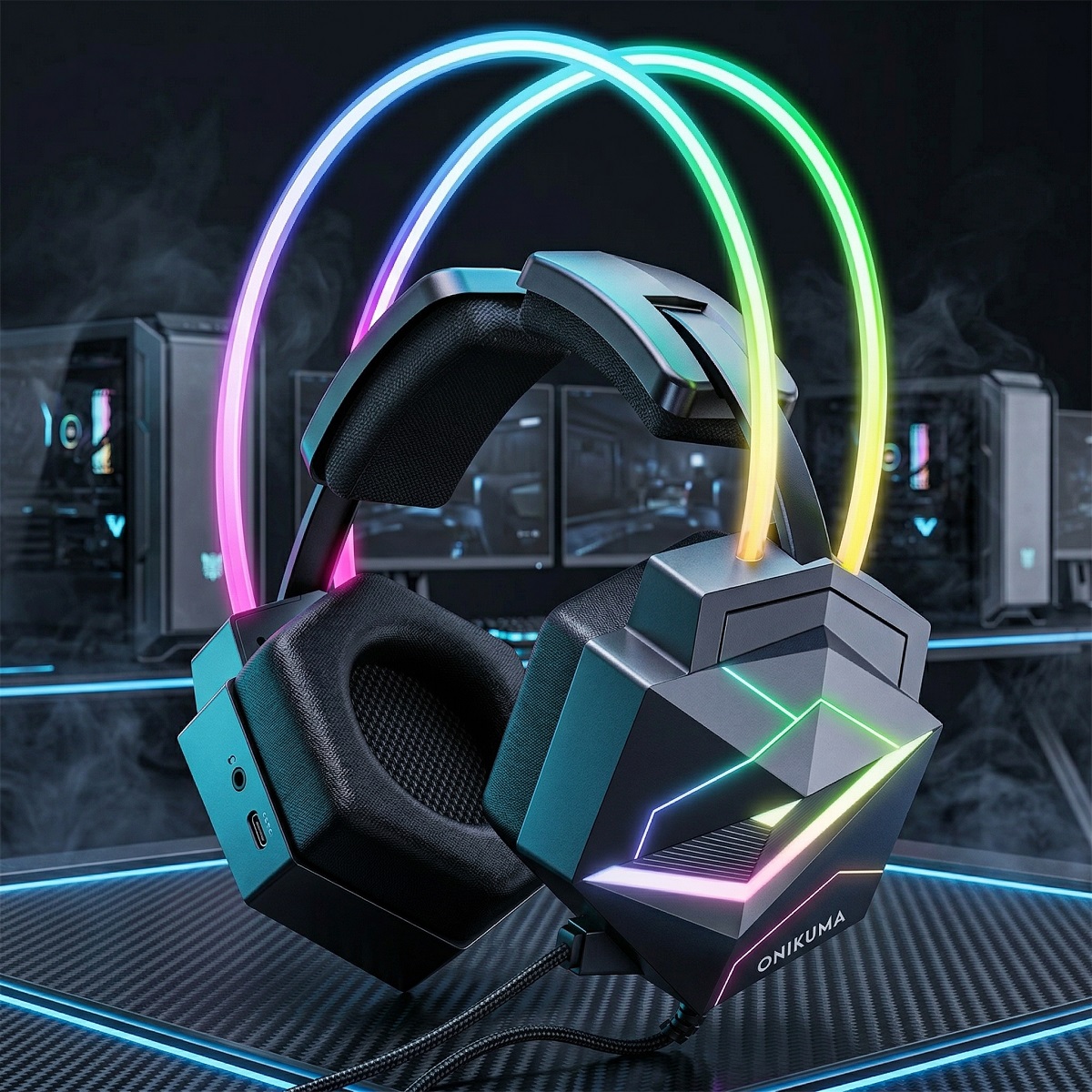 ONIKUMA Gaming Headset Wired H - Gaming Headset Rgb บทวิจารณ์และราคา