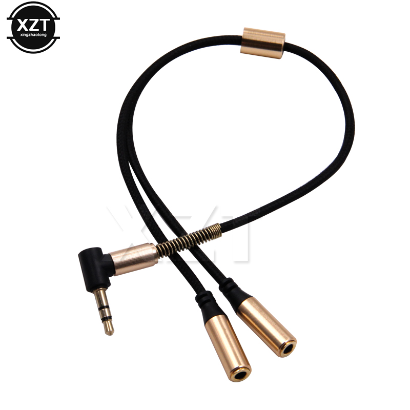 3.5mm 1 To 2 Audio Aux Y Split - Audio Splitter Y บทวิจารณ์และราคา