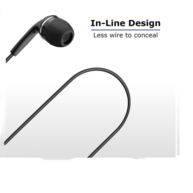 Rubber Earpiece and Mic Headse - Wired Earphone Mic บทวิจารณ์และราคา