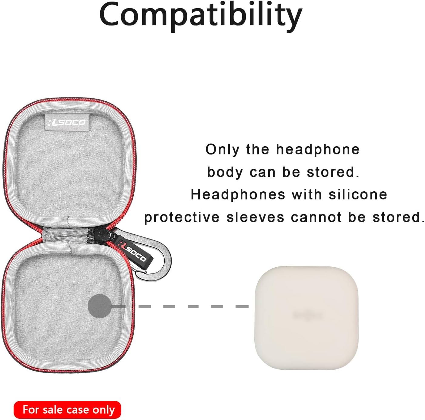 RLSOCO Hard Case for SHOKZ NEW - Headphone Case Hard บทวิจารณ์และราคา