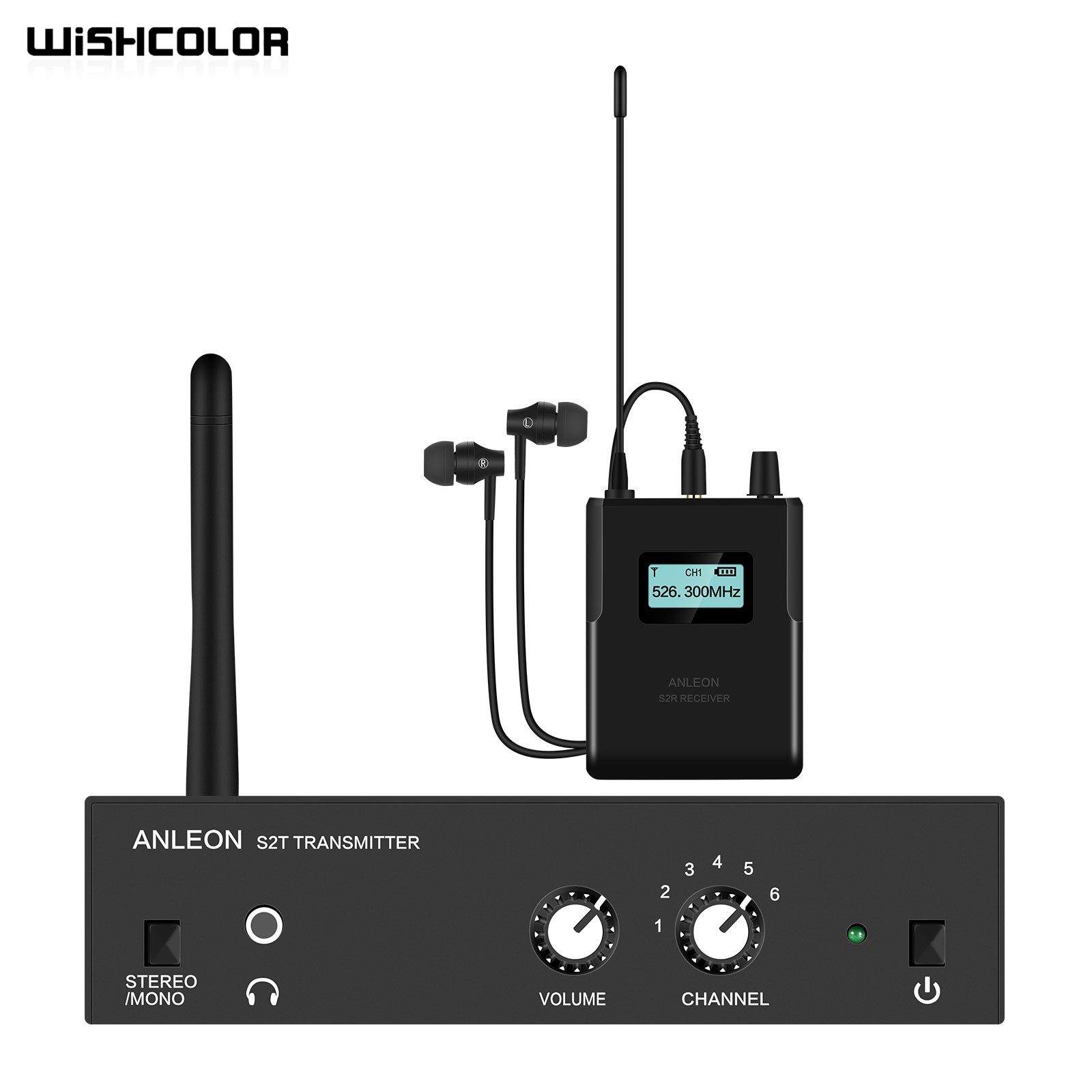 Wishcolor ANLEON S2 526-535MHz - In Ear Monitor Iem บทวิจารณ์และราคา
