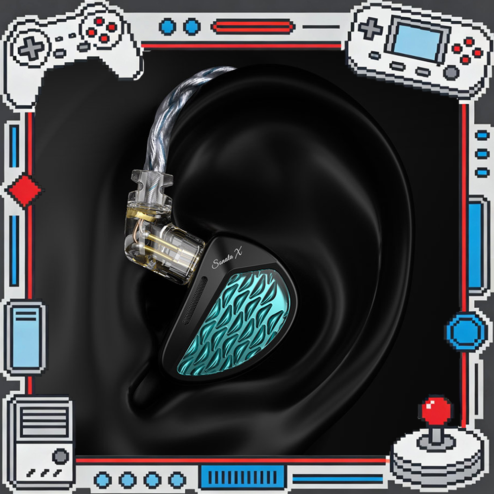 KZ Sonata X In-Ear Monitor Ear - Audiophile Headphone Wired บทวิจารณ์และราคา