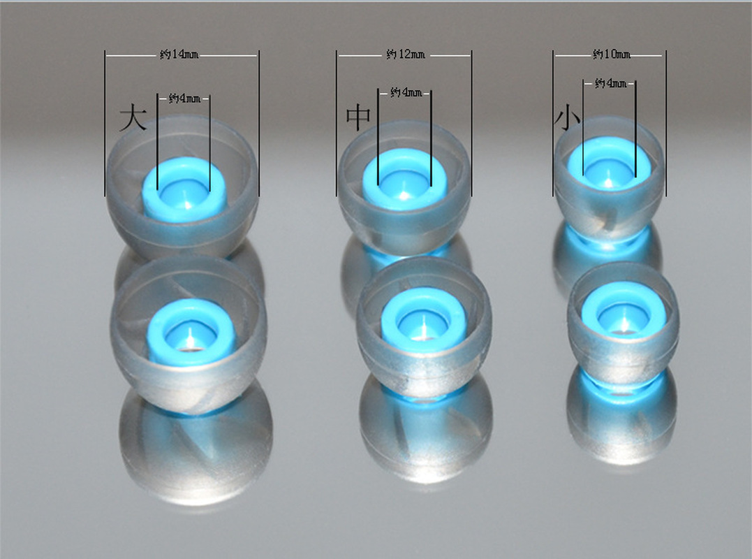 QKZ Spiral Silicone Ear Tips R - Silicone Ear Tip Replacement บทวิจารณ์และราคา