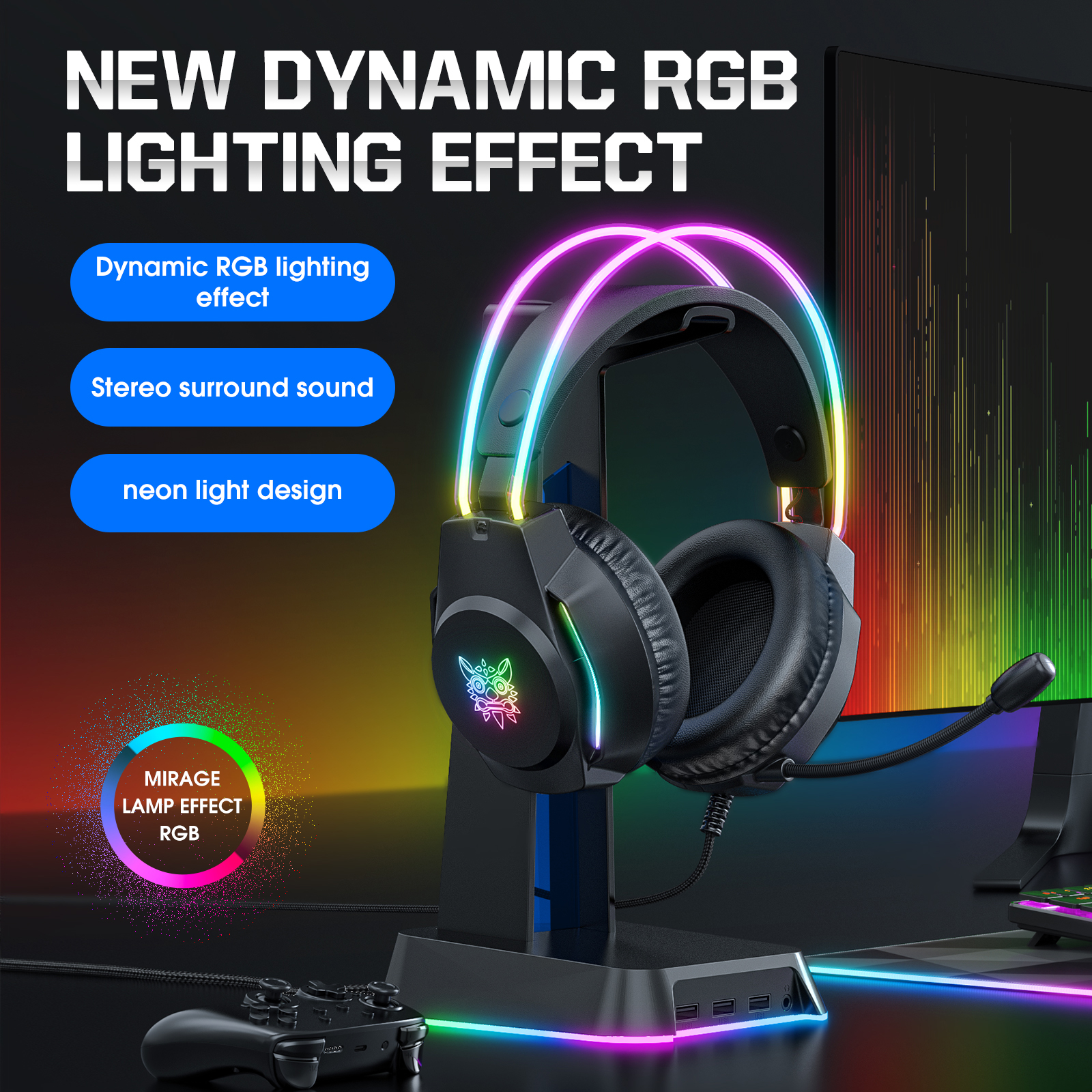 ONIKUMA X26 Wired Headphone wi - Gaming Headset Rgb บทวิจารณ์และราคา