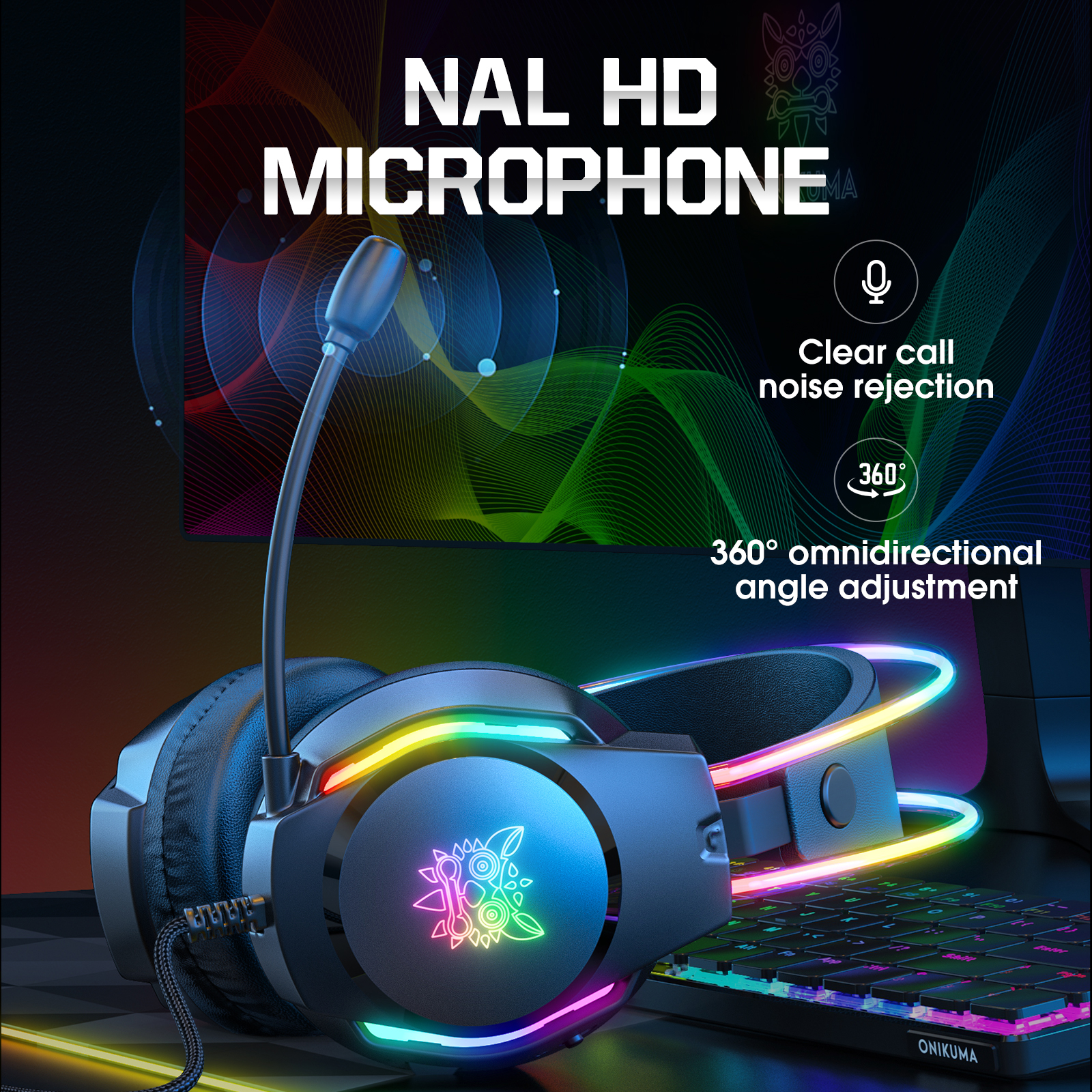 ONIKUMA X26 Wired Headphone wi - Gaming Headset Rgb บทวิจารณ์และราคา