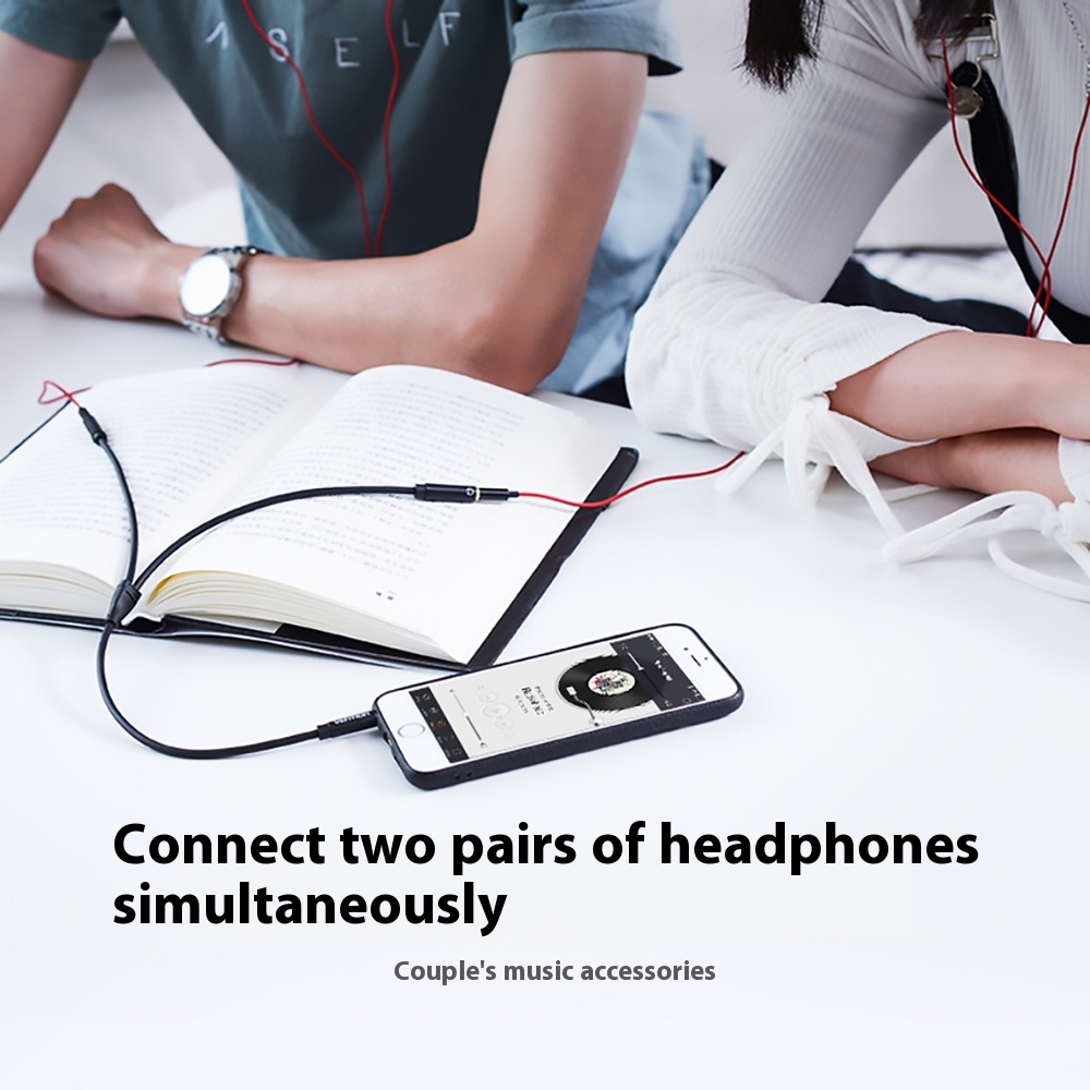 Headphone Splitter,  3.5mm Aud - Audio Splitter Y บทวิจารณ์และราคา