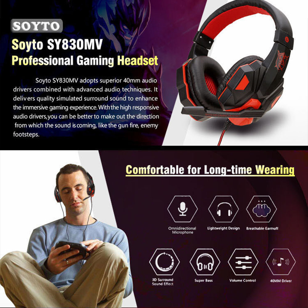 3.5mm Wired Gaming Headphones  - Gaming Headset Rgb บทวิจารณ์และราคา
