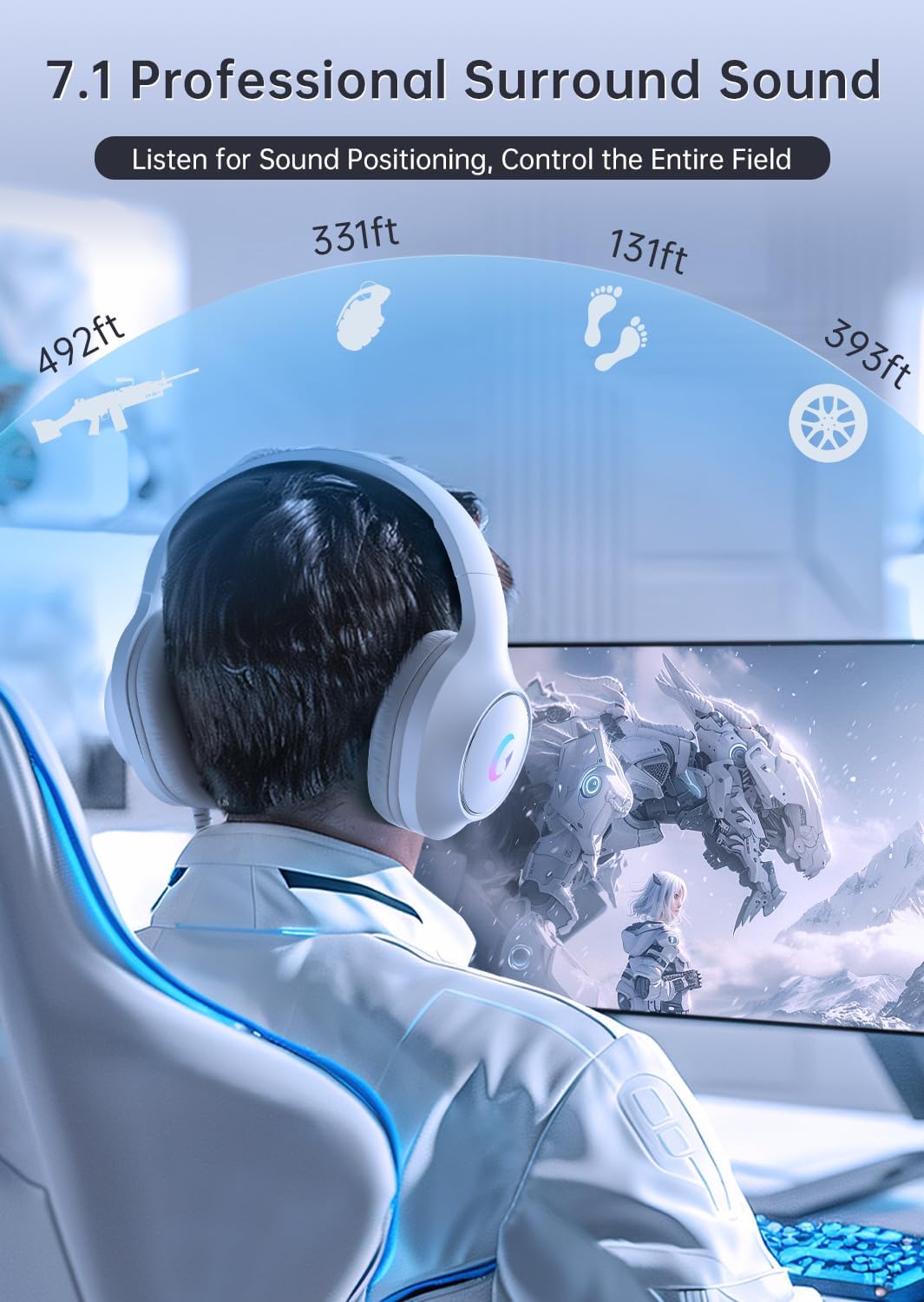 Gaming Headset With 7.1 Surrou - Gaming Headset Rgb บทวิจารณ์และราคา