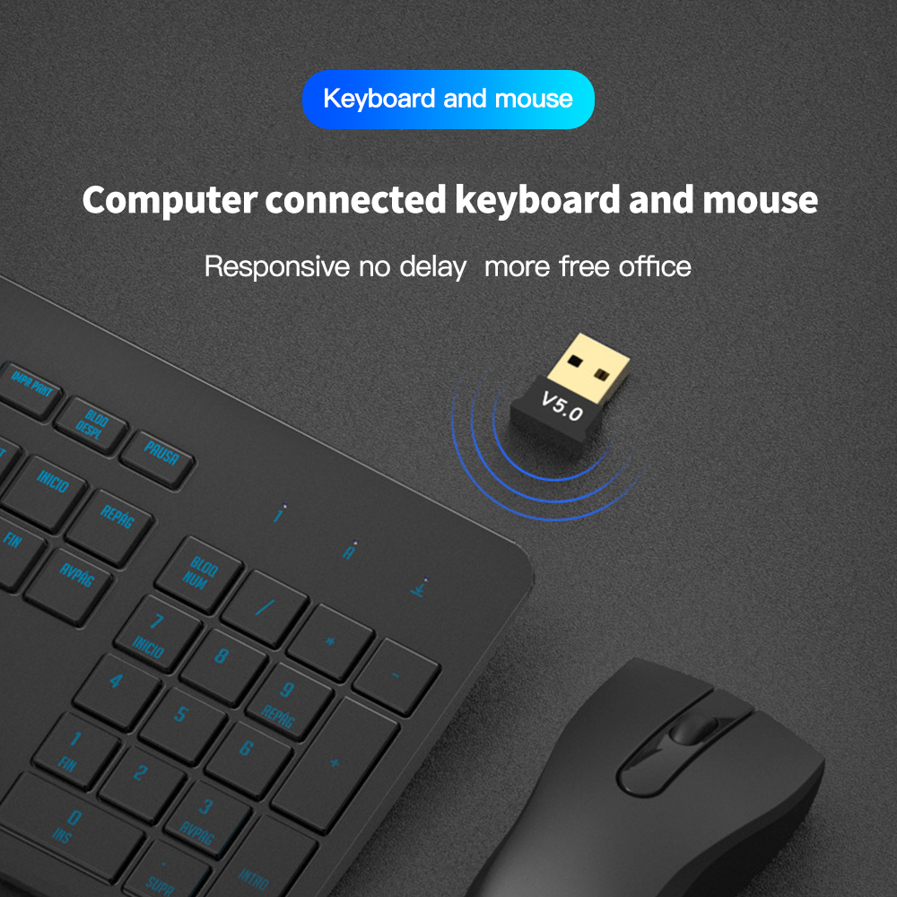 USB Bluetooth 5.0 Adapter High - Bluetooth Adapter Receiver บทวิจารณ์และราคา