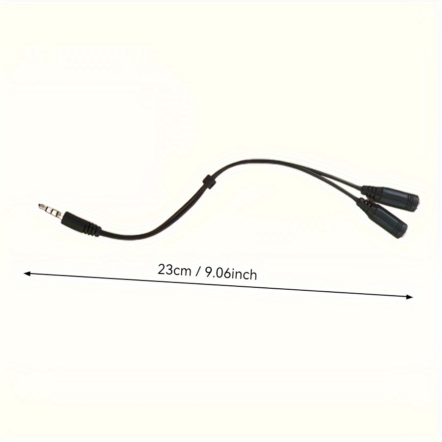 3.5mm Stereo Audio 1Male to 2  - Audio Splitter Y บทวิจารณ์และราคา