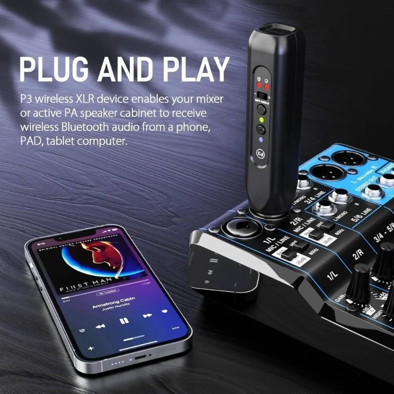Wireless XLR Bluetooth Receive - Bluetooth Adapter Receiver บทวิจารณ์และราคา