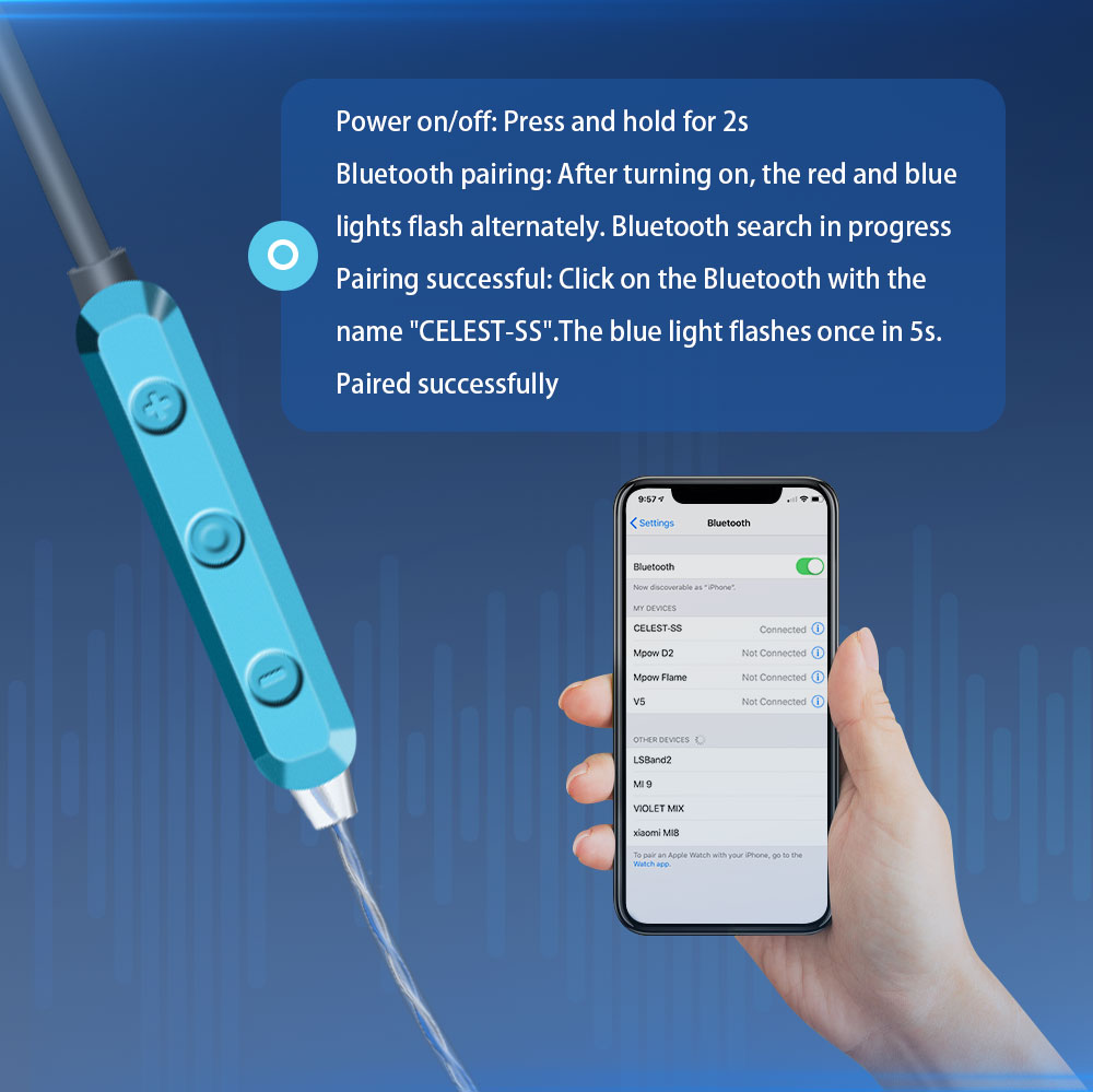 Celest SkySoar Earphone Cable  - Wired Earphone Mic บทวิจารณ์และราคา