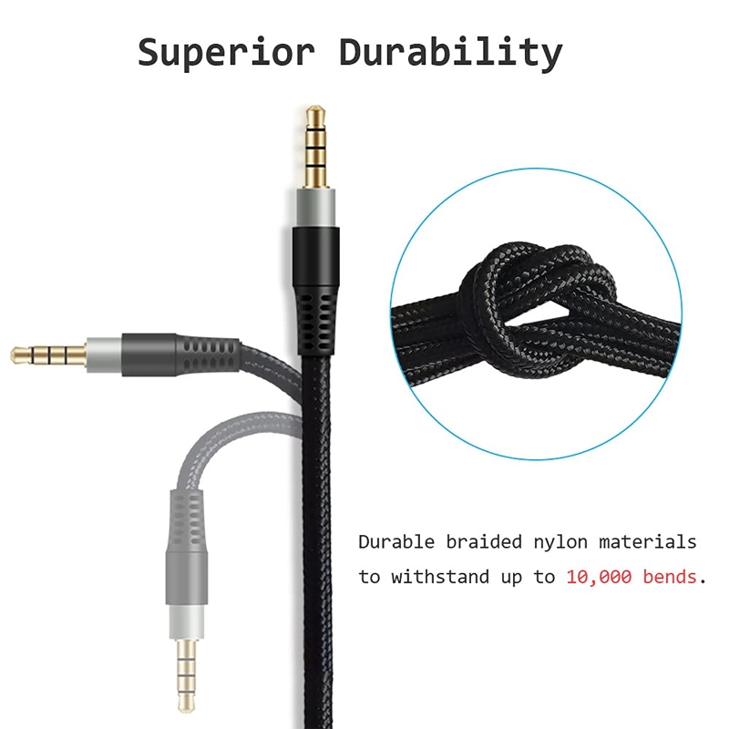Nylon Braided OFC Replacement  - Cable Extension 3.5 บทวิจารณ์และราคา