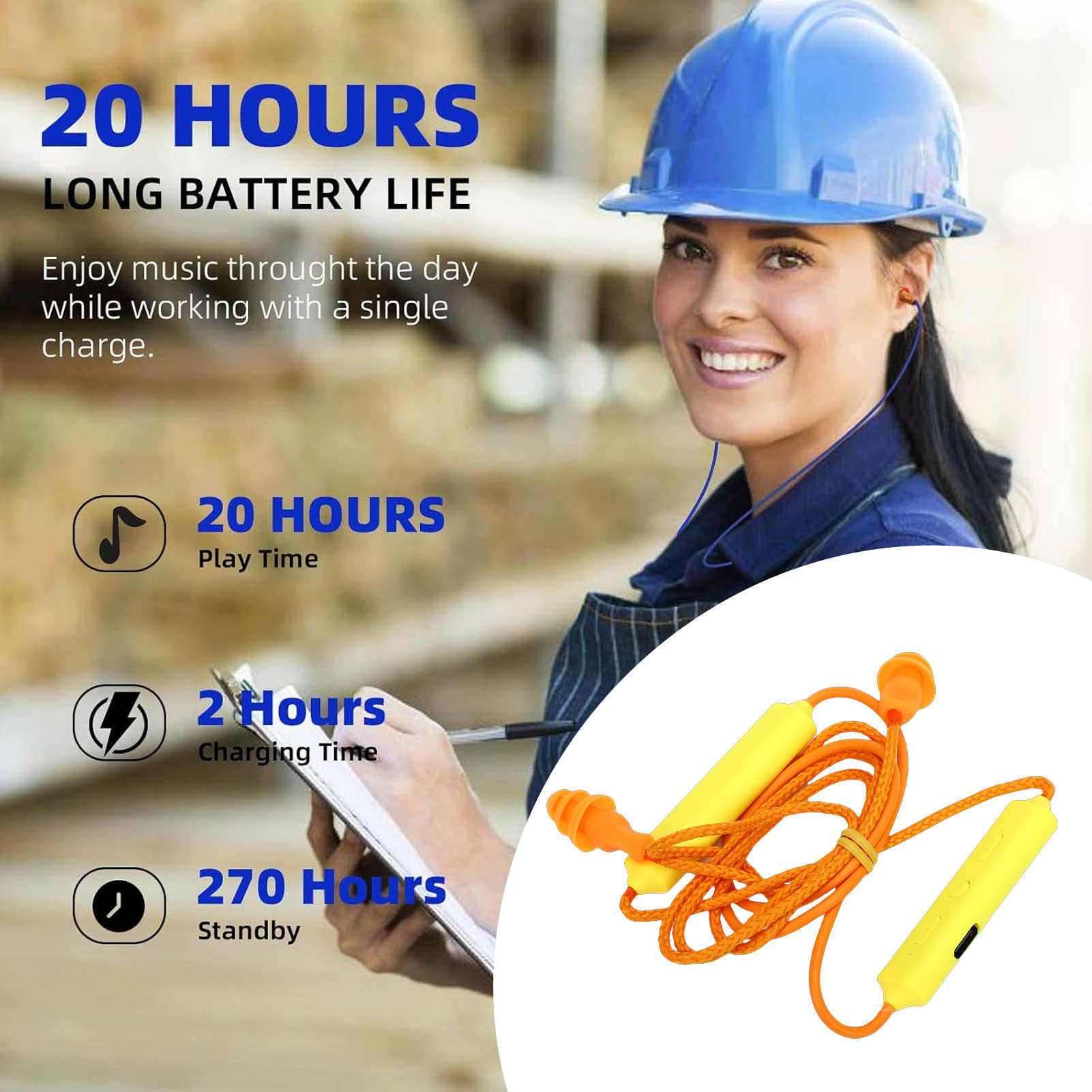 Ear Plugs Bluetooth Headset Fo - Bluetooth Headset On Ear บทวิจารณ์และราคา