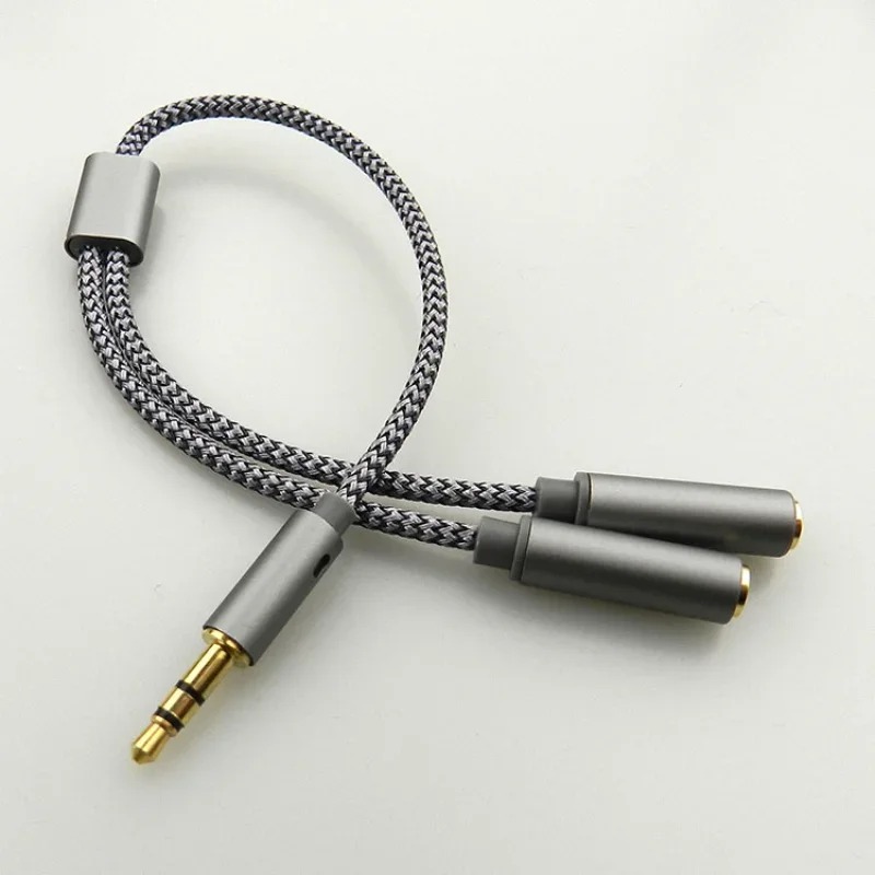 Headset Adapter Headphone Mic  - Audio Splitter Y บทวิจารณ์และราคา