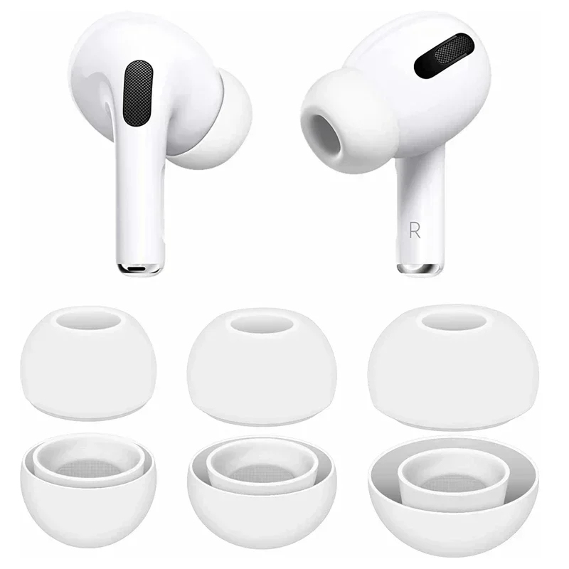 Soft Black Silicone Earbud Tip - Silicone Ear Tip Replacement บทวิจารณ์และราคา