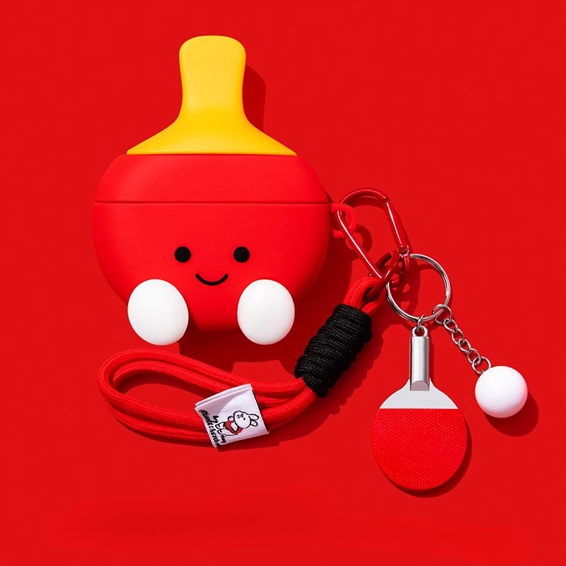 3D Table Tennis Cartoon Cute S - Earbuds Charging Case บทวิจารณ์และราคา