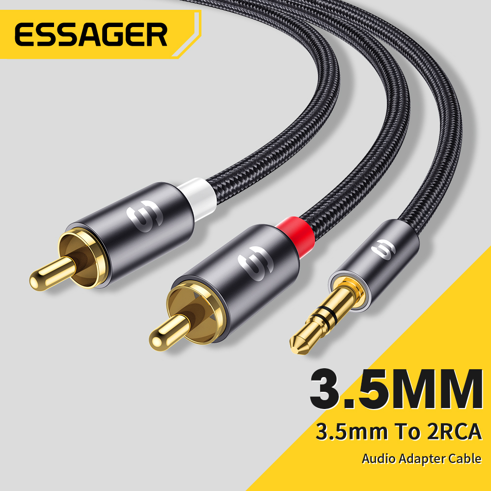 Essager RCA Audio Cable Jack 3 - Audio Splitter Y บทวิจารณ์และราคา