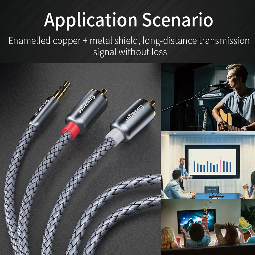 Essager RCA Audio Cable Jack 3 - Audio Splitter Y บทวิจารณ์และราคา