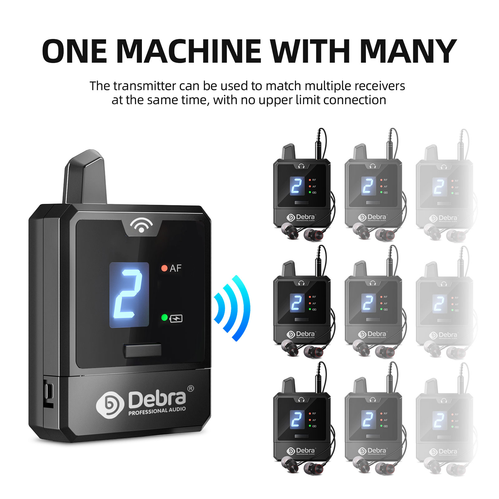 Debra UHF IEM Wireless In-Ear  - In Ear Monitor Iem บทวิจารณ์และราคา