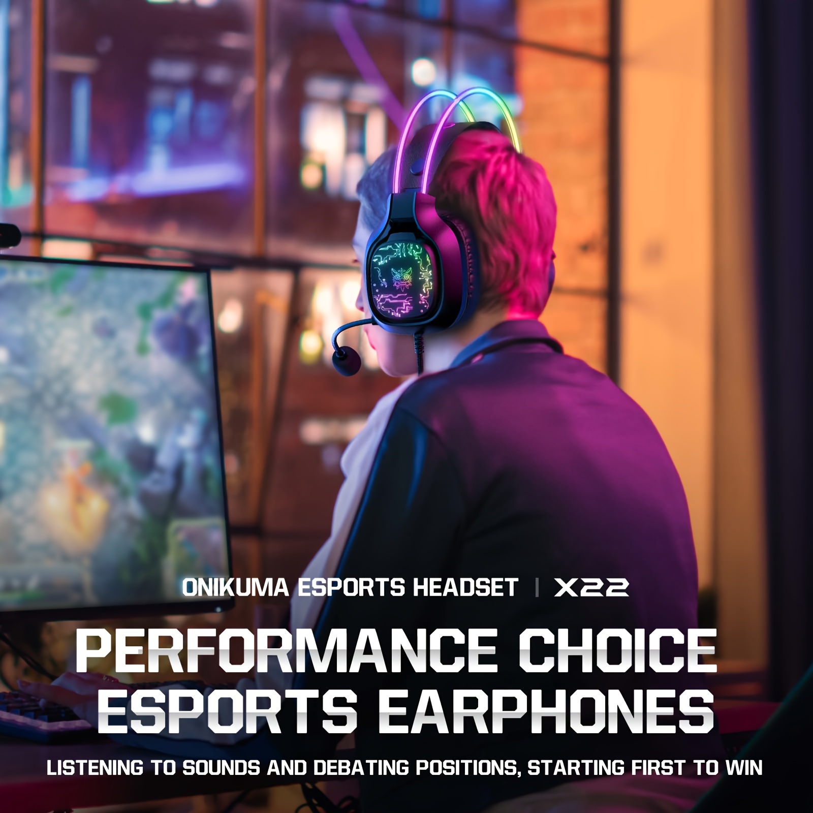 ONIKUMA X22 Gaming Headset RGB - Gaming Headset Rgb บทวิจารณ์และราคา