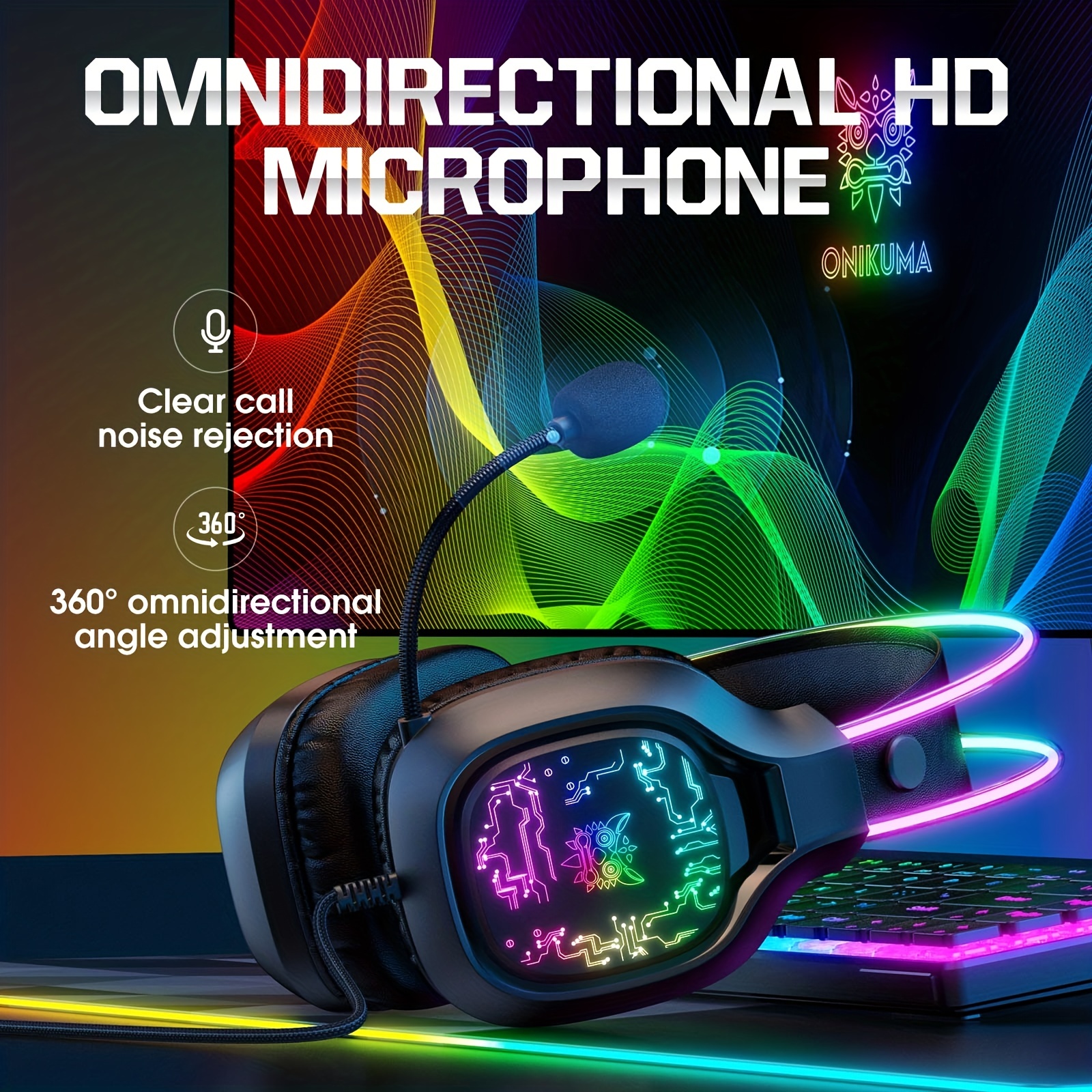 ONIKUMA X22 Gaming Headset RGB - Gaming Headset Rgb บทวิจารณ์และราคา