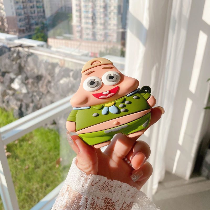 Cute SpongeBob Creative Silico - Earbuds Charging Case บทวิจารณ์และราคา