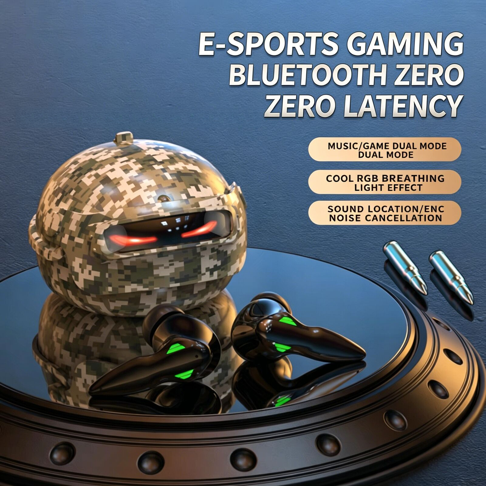 Helmet Style Gaming  Wireless  - Gaming Headset Rgb บทวิจารณ์และราคา