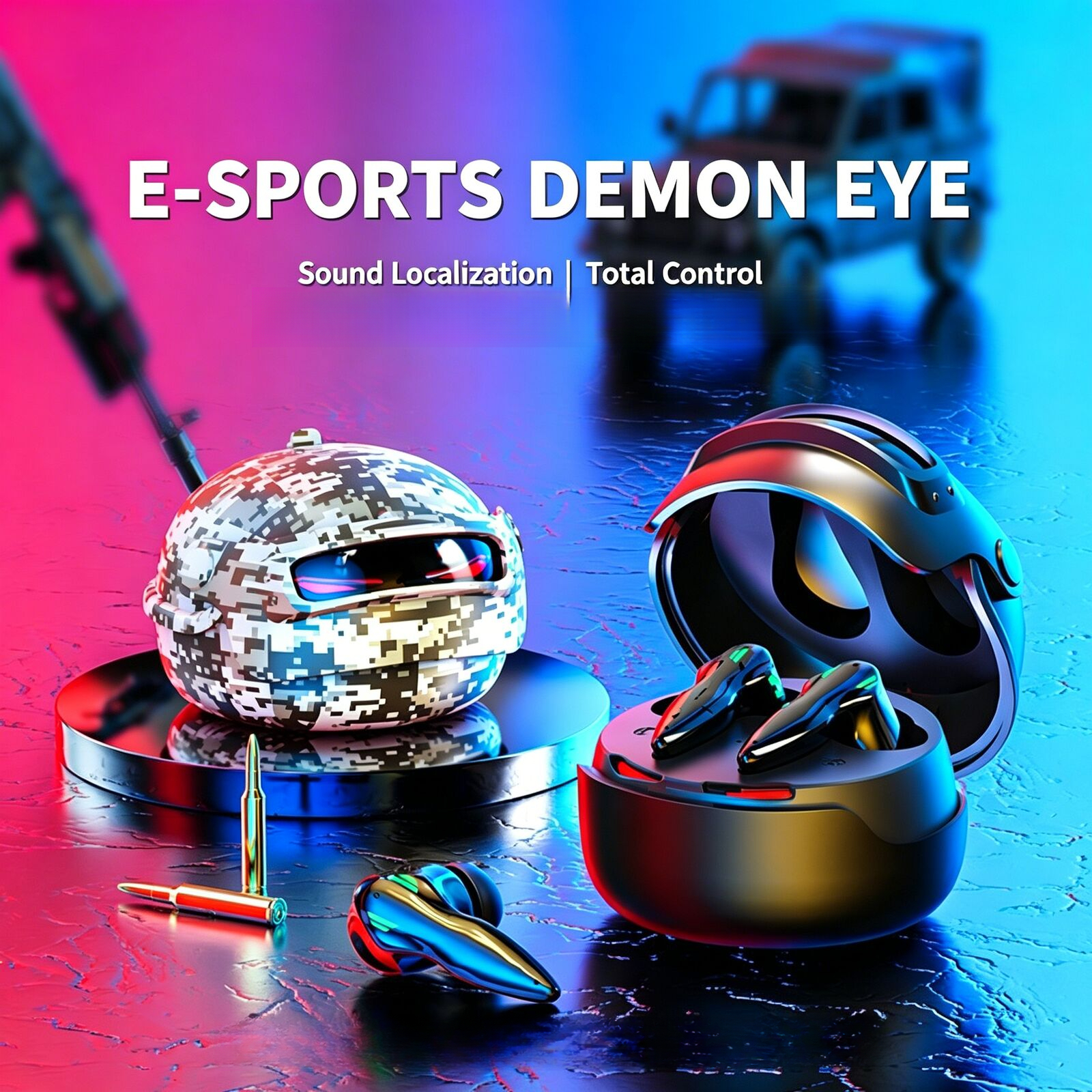 Helmet Style Gaming  Wireless  - Gaming Headset Rgb บทวิจารณ์และราคา