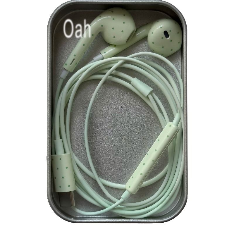 Oah Polka Dot Wired Earphones  - Usb C Earphone บทวิจารณ์และราคา