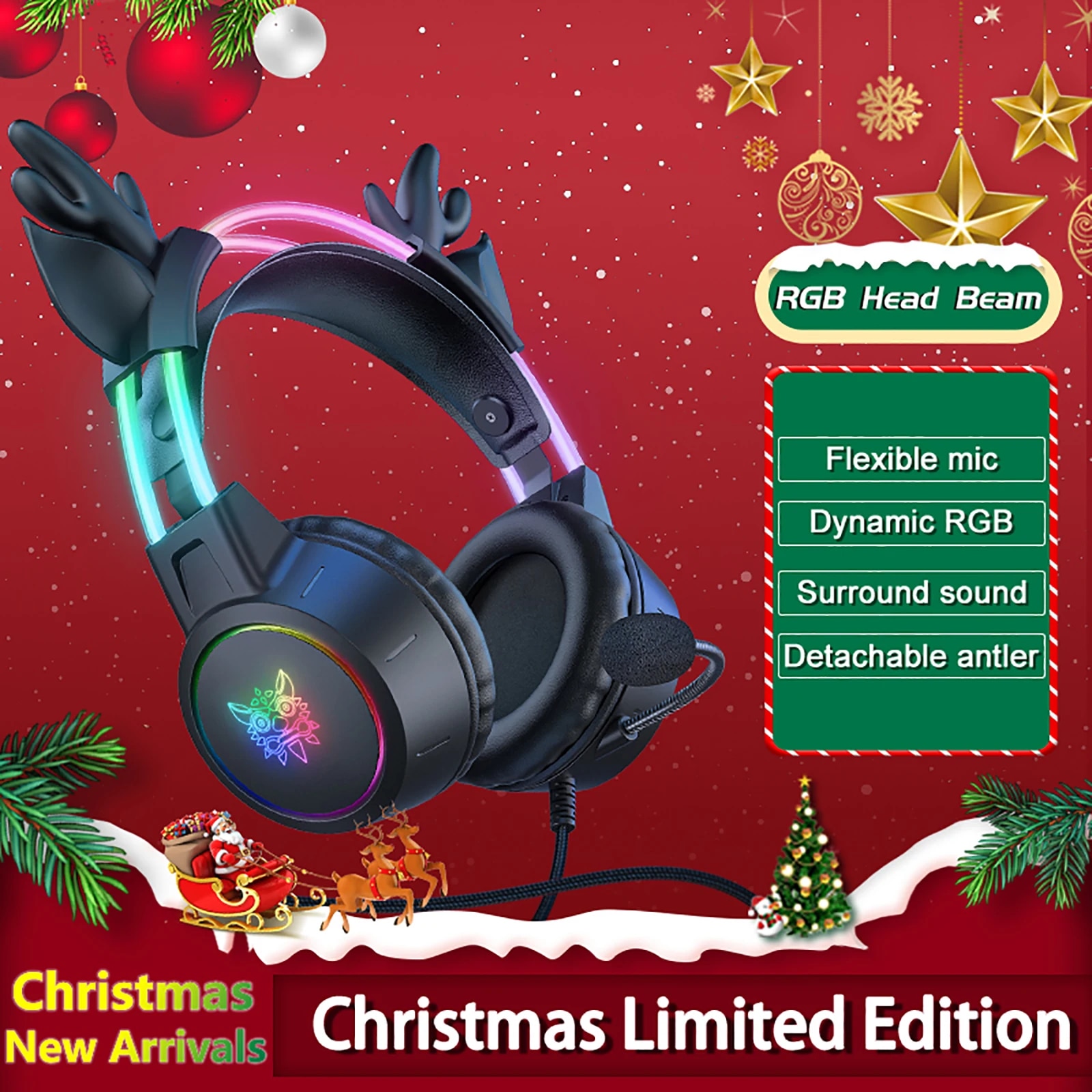 ONIKUMA Gaming Headset for 202 - Gaming Headset Rgb บทวิจารณ์และราคา