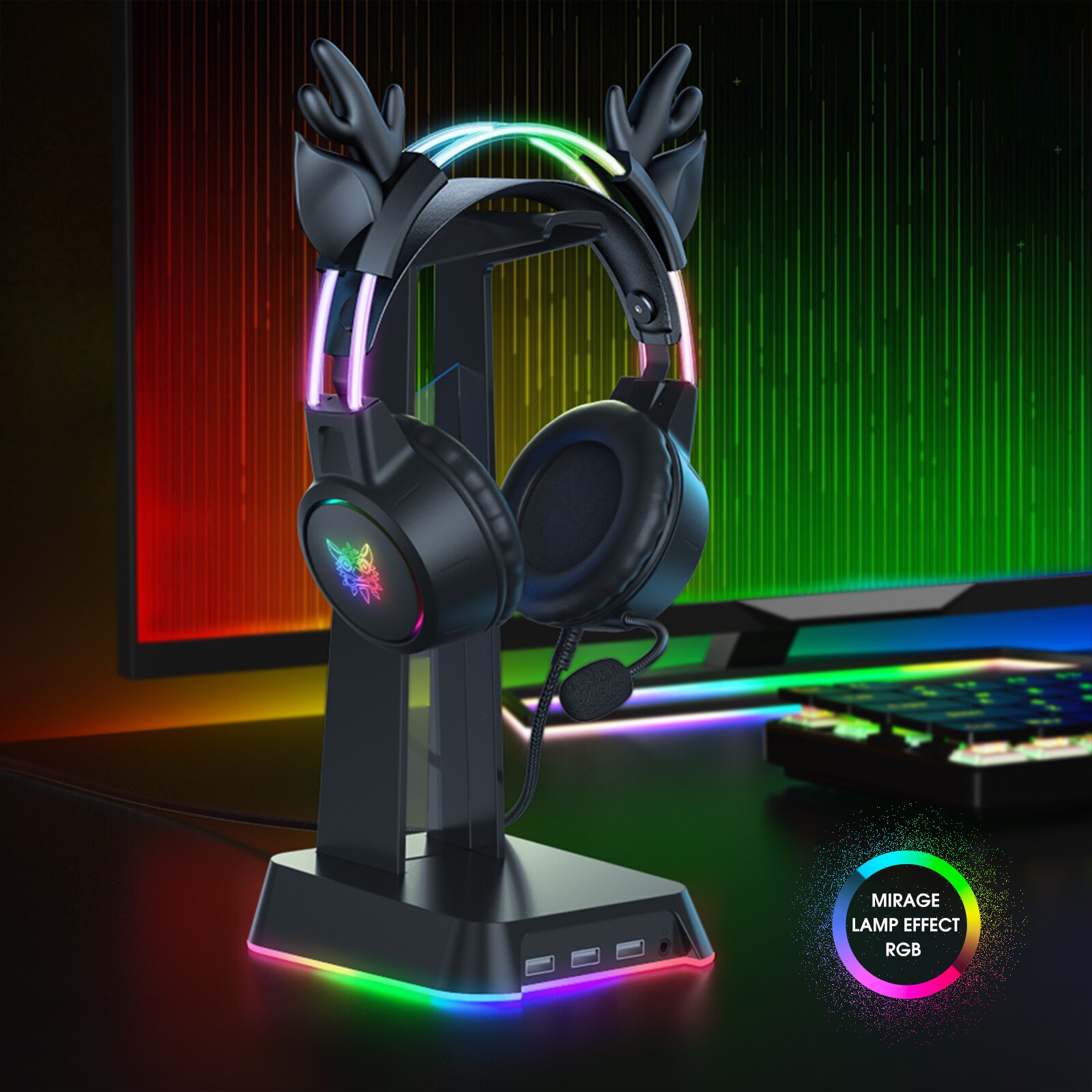 ONIKUMA Gaming Headset for 202 - Gaming Headset Rgb บทวิจารณ์และราคา