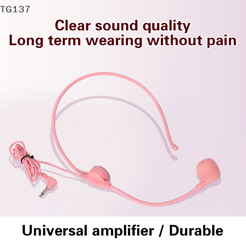 1Pcs 3.5MM Pink Headworn Wired - Wired Earphone Mic บทวิจารณ์และราคา