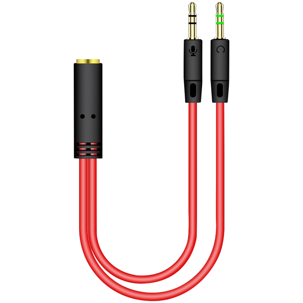 3.5mm Jack 2 Male To 1 Female  - Audio Splitter Y บทวิจารณ์และราคา