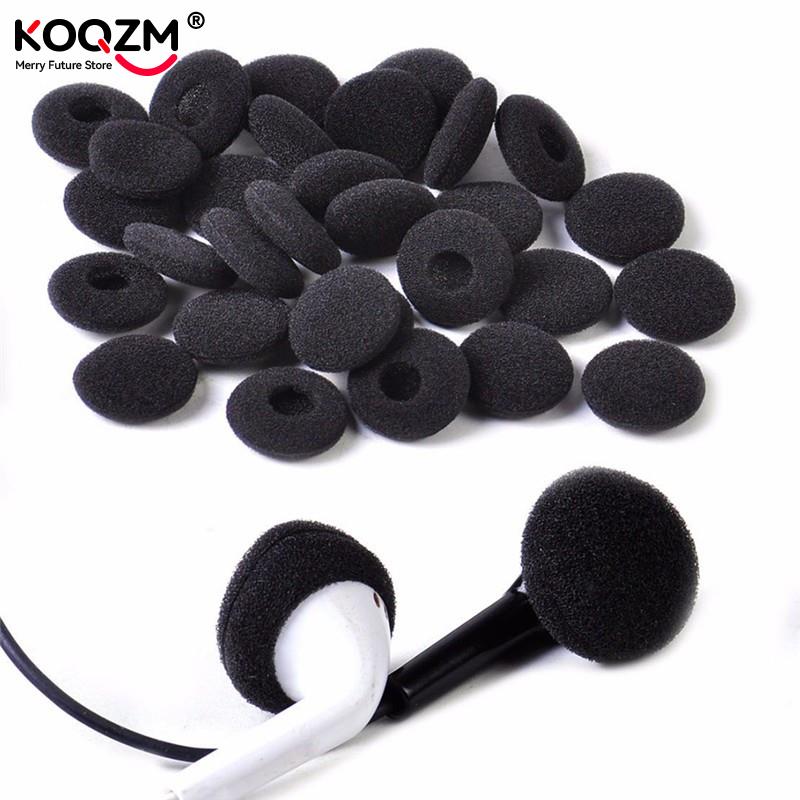 30pcs Sponge Covers Tips Black - Earphone Foam Tip บทวิจารณ์และราคา