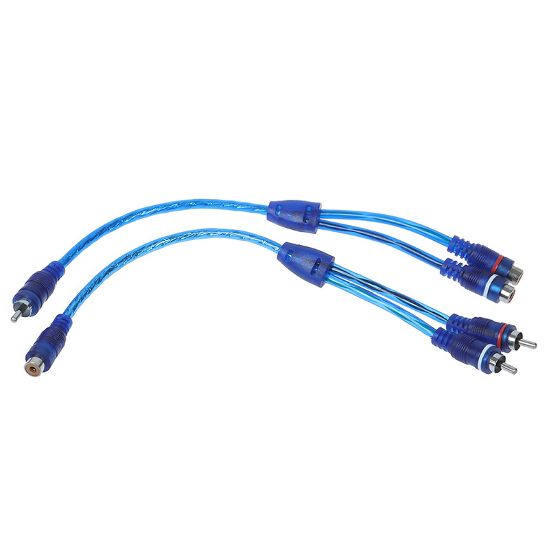 Car MP3 Audio RCA Y Splitter C - Audio Splitter Y บทวิจารณ์และราคา