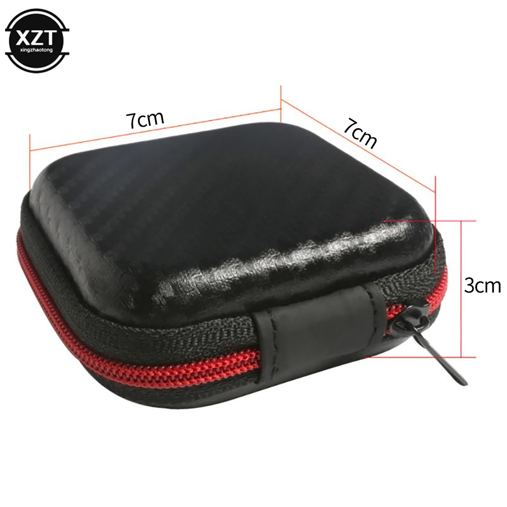 Headphone Bag Mini Zipper Squa - Headphone Case Hard บทวิจารณ์และราคา