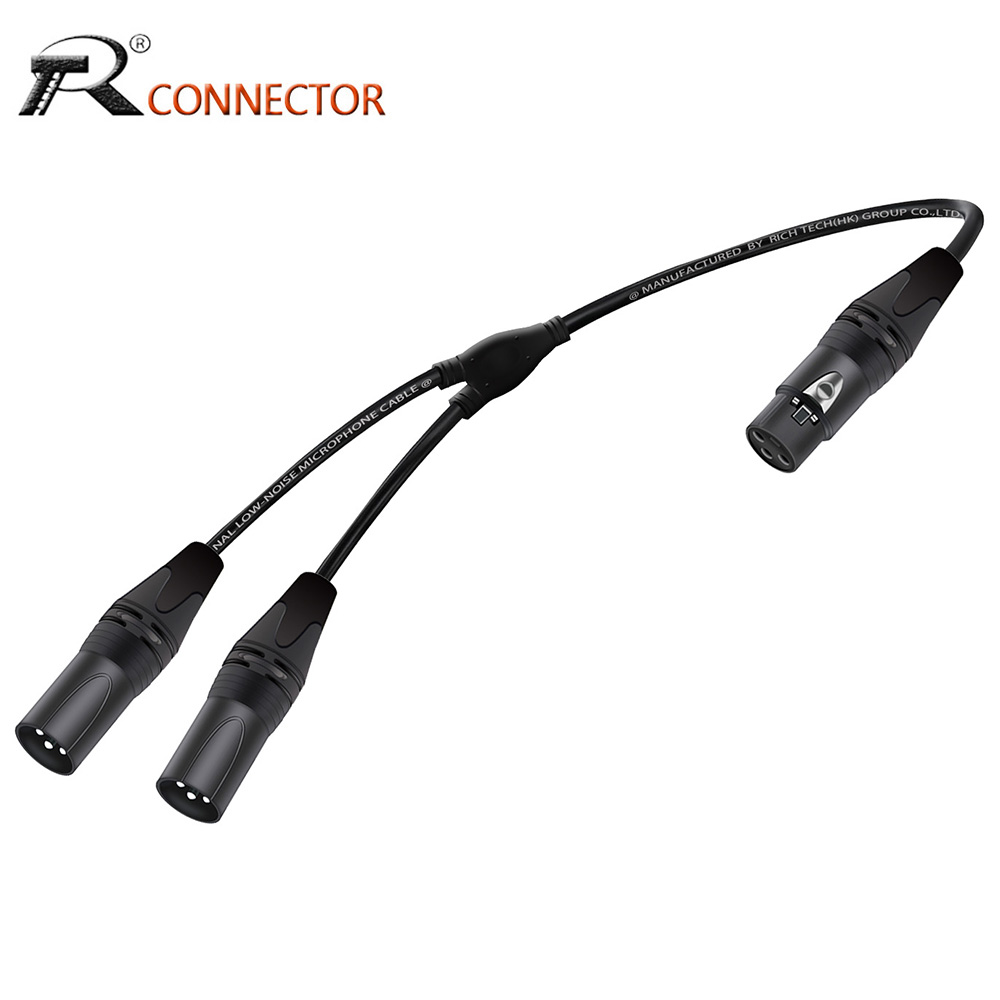 XLR Splitter Audio Cable,3Pins - Audio Splitter Y บทวิจารณ์และราคา