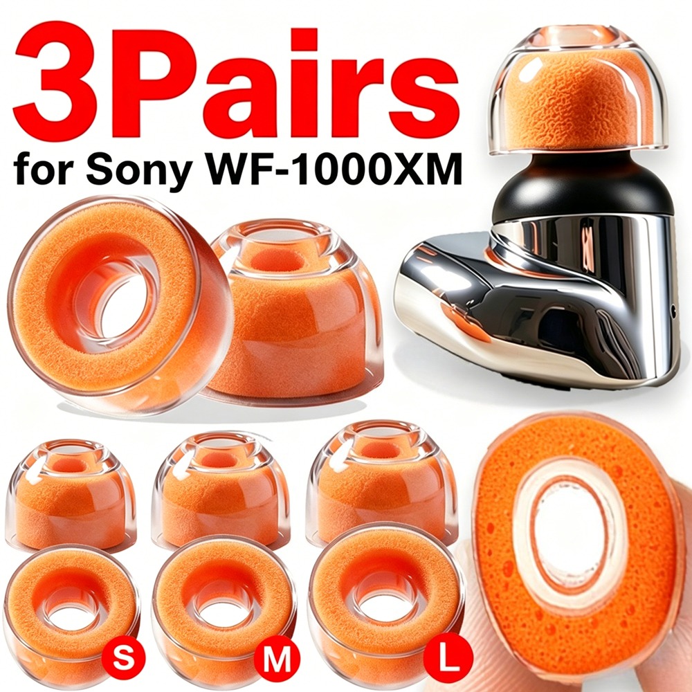 1-3Pairs for Sony WF-1000XM6/5 - Earphone Foam Tip บทวิจารณ์และราคา