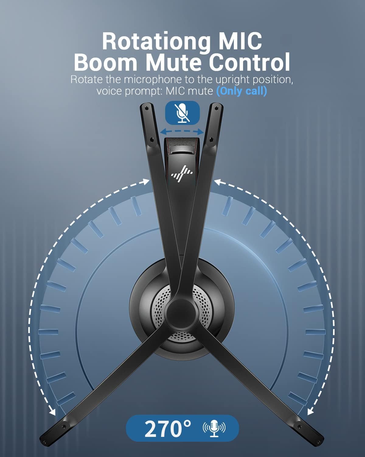 Bluetooth 5.2 Headset with Mic - Bluetooth Headset On Ear บทวิจารณ์และราคา